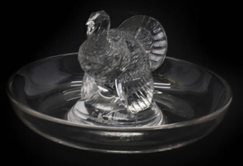 R. Lalique Dindon Ash Receiver