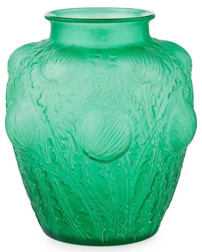 R. Lalique Domremy Vase