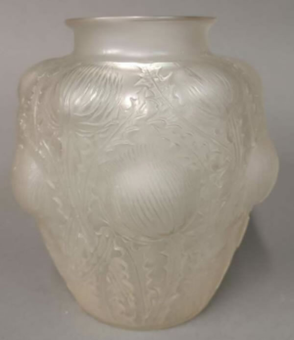 R. Lalique Domremy Vase