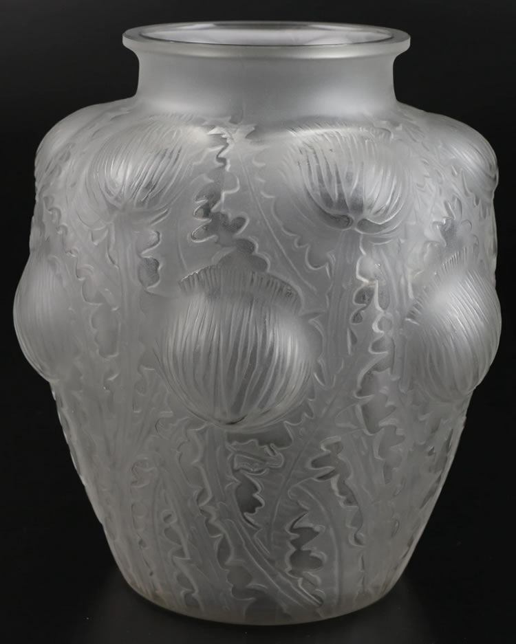 R. Lalique Domremy Vase