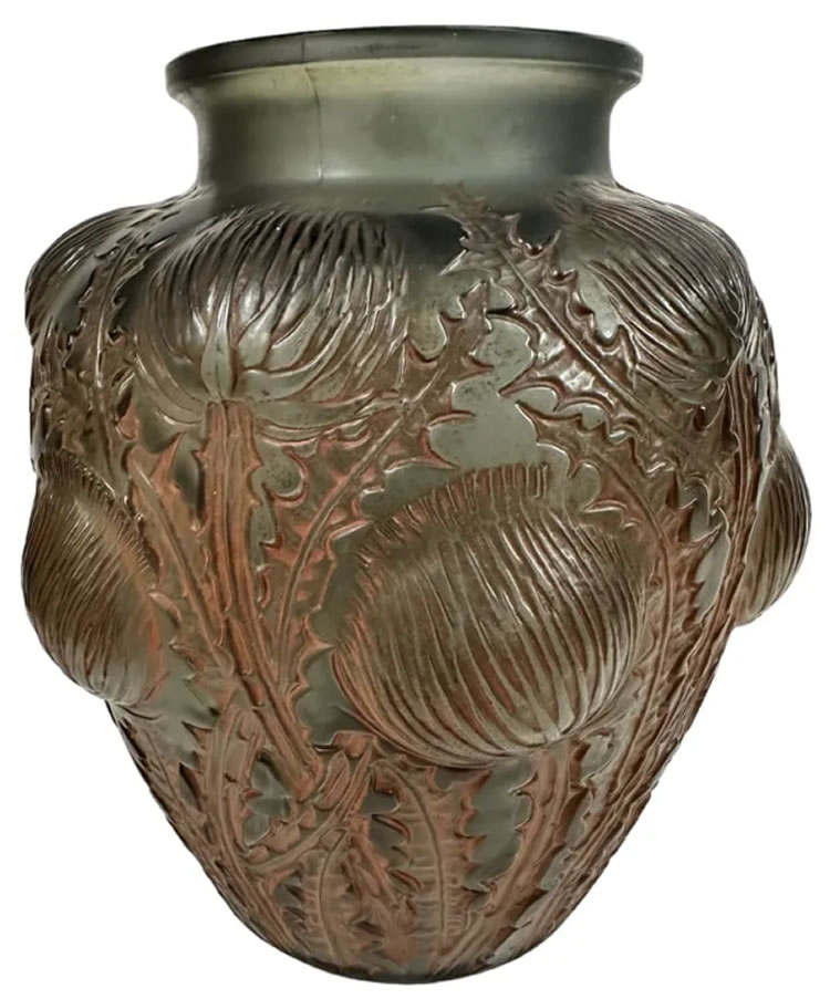 R. Lalique Domremy Vase