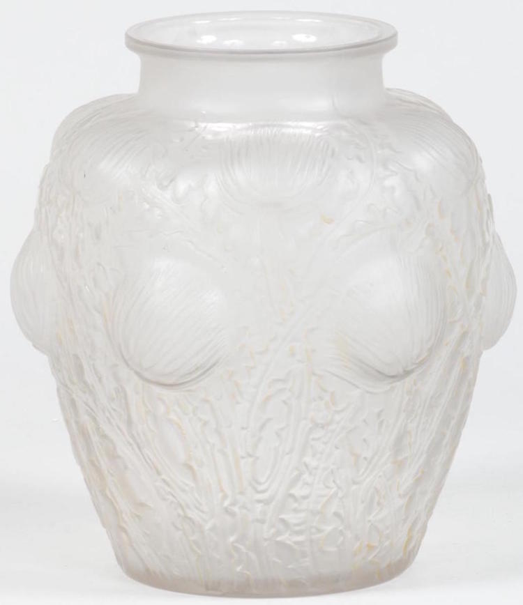 R. Lalique Domremy Vase