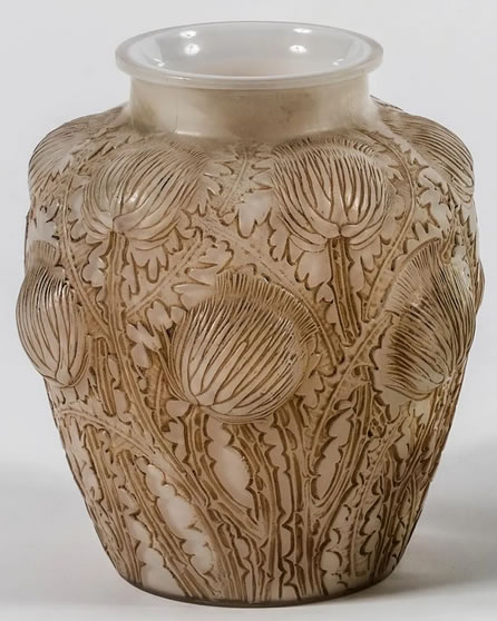 R. Lalique Domremy Vase