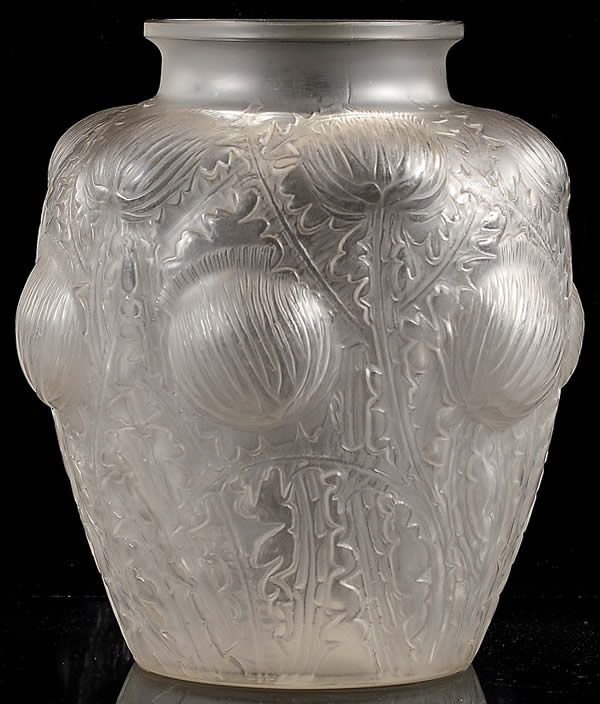 R. Lalique Domremy Vase