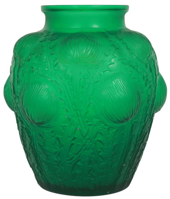 R. Lalique Domremy Vase