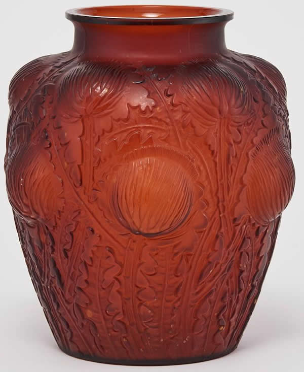 R. Lalique Domremy Vase