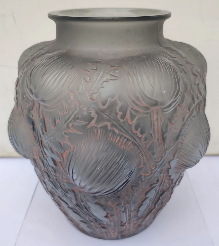 R. Lalique Domremy Vase