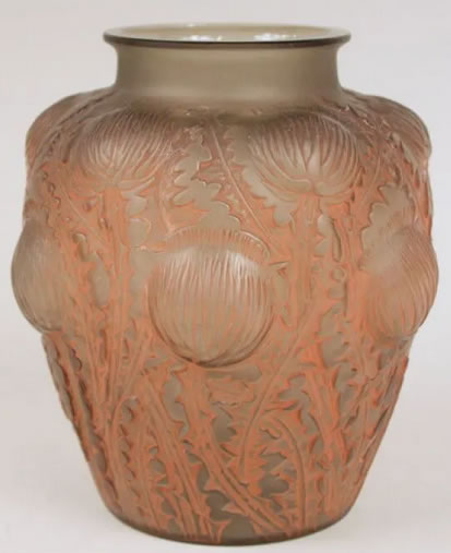 R. Lalique Domremy Vase