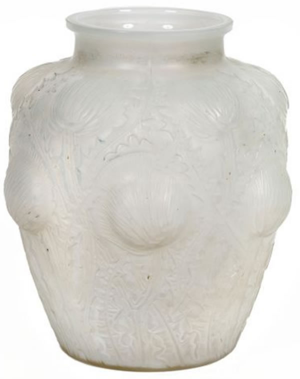 R. Lalique Domremy Vase