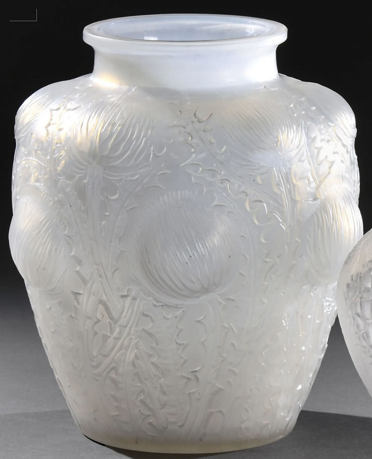 R. Lalique Domremy Vase