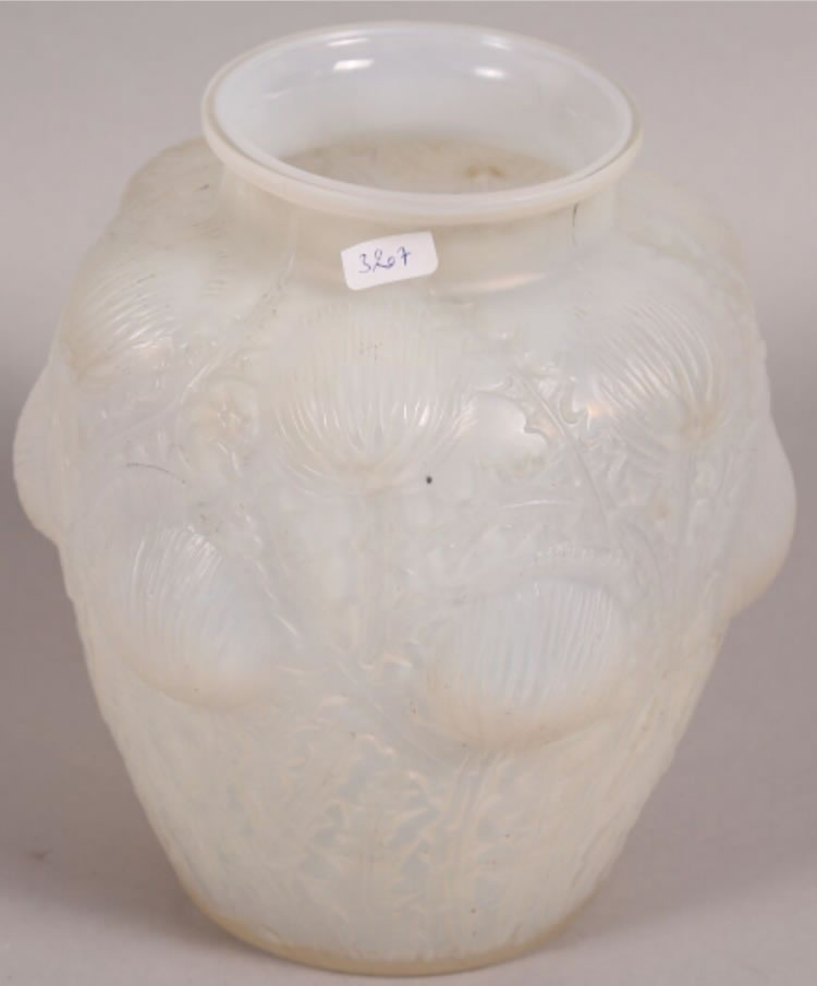 R. Lalique Domremy Vase