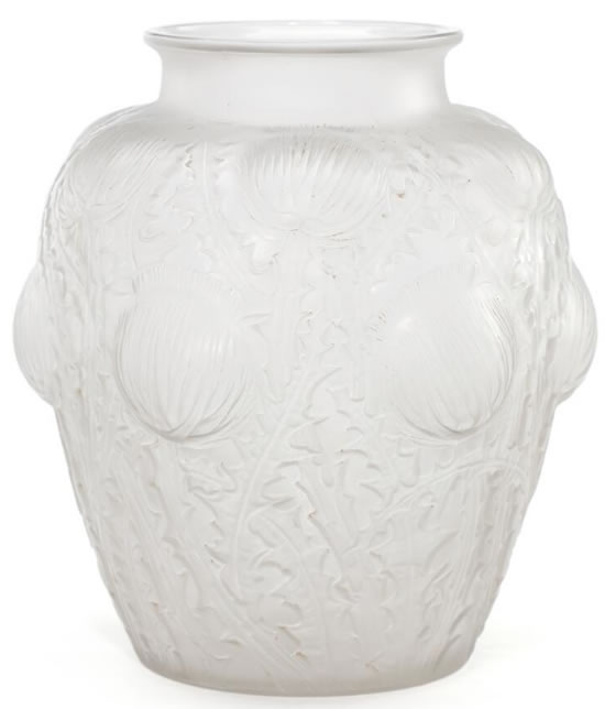 R. Lalique Domremy Vase