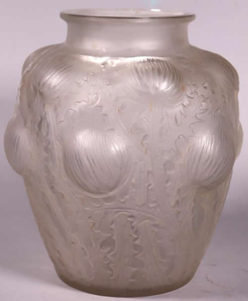 R. Lalique Domremy Vase