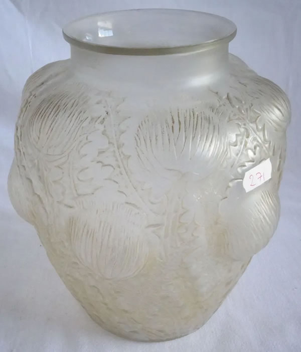 R. Lalique Domremy Vase