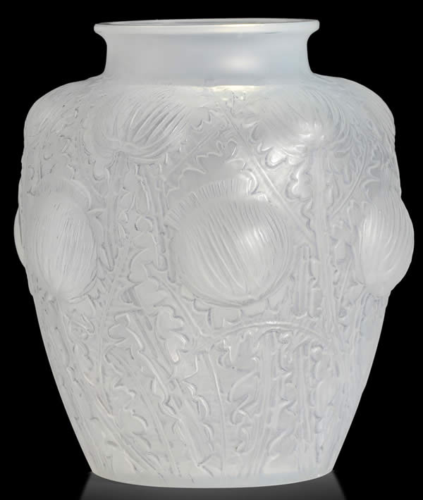 R. Lalique Domremy Vase