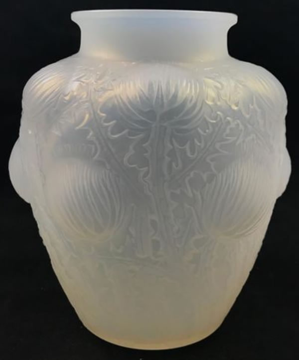 R. Lalique Domremy Vase