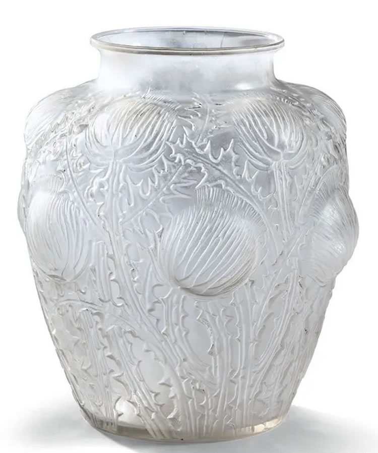 R. Lalique Domremy Vase