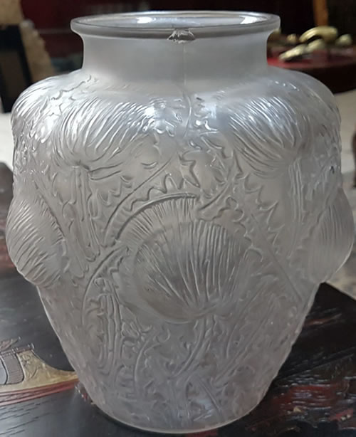 R. Lalique Domremy Vase