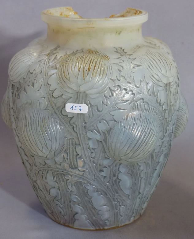 R. Lalique Domremy Vase