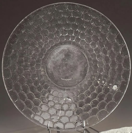 Rene Lalique Ecailles Plate 