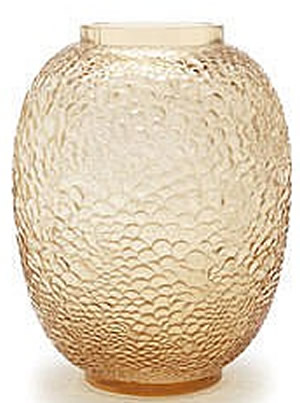 R. Lalique Ecailles Vase