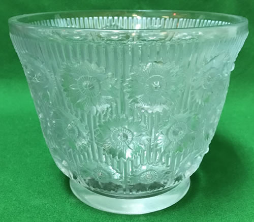 R. Lalique Edelweiss Vase