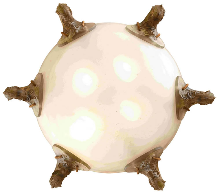 R. Lalique Eglantines Chandelier