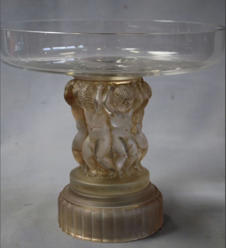 R. Lalique Enfants Lamp