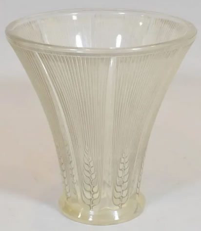 R. Lalique Epis Vase
