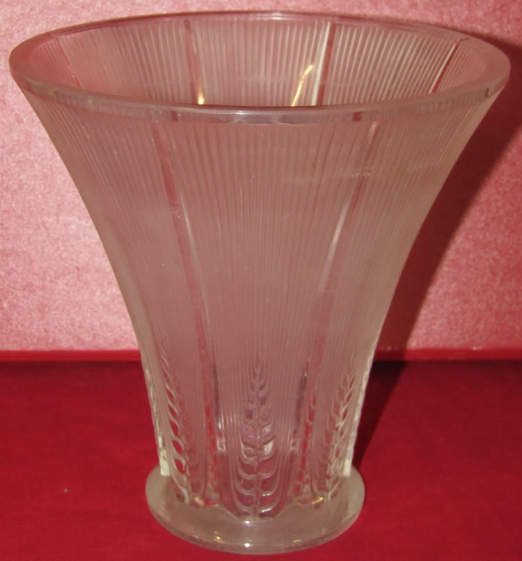 R. Lalique Epis Vase