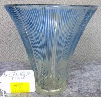 R. Lalique Epis Vase