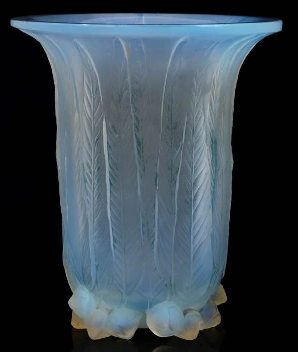 R. Lalique Eucalyptus Vase