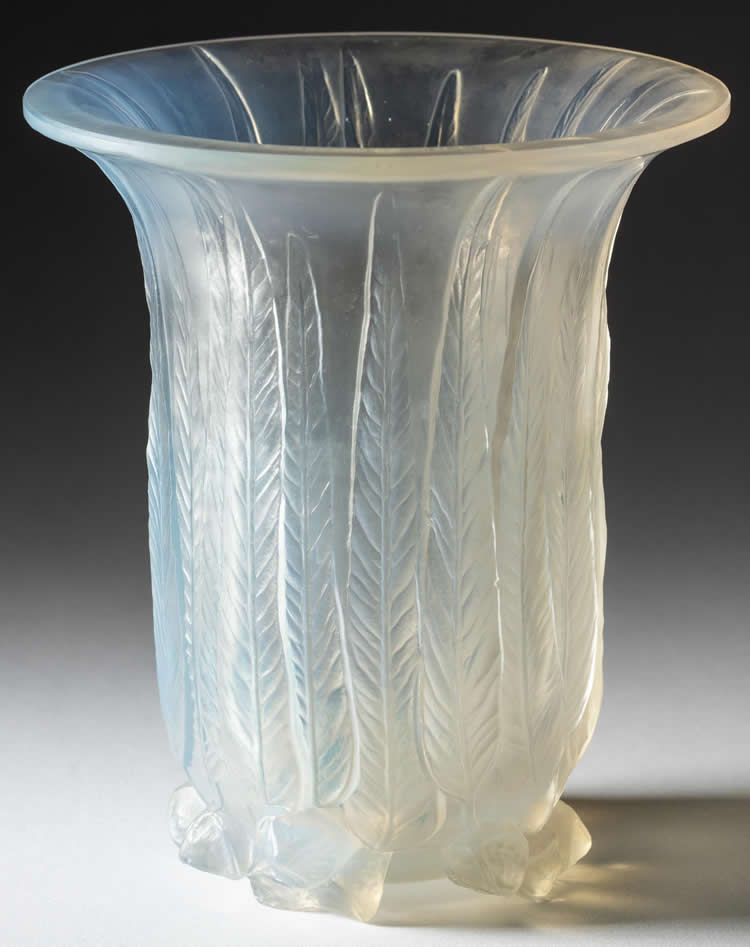 R. Lalique Eucalyptus Vase