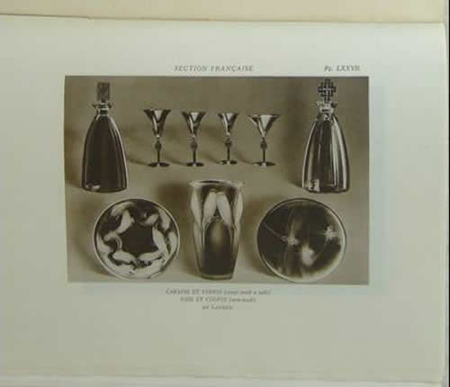 Rene Lalique Exposition Internationale Des Arts Decoratifs Et Industriels Modernes Paris - 1925 Rapport General Vol. 5 Accessoires Du Mobilier Exhibition Report