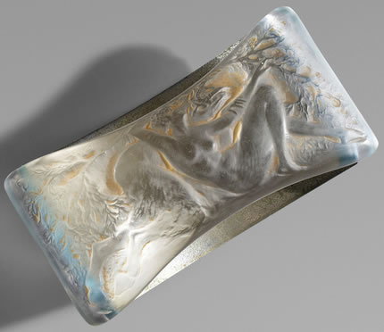 R. Lalique Faun And Nymph Blotter