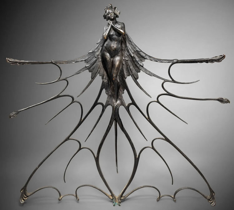 Rene Lalique Femme Ailee-4 Balustrade