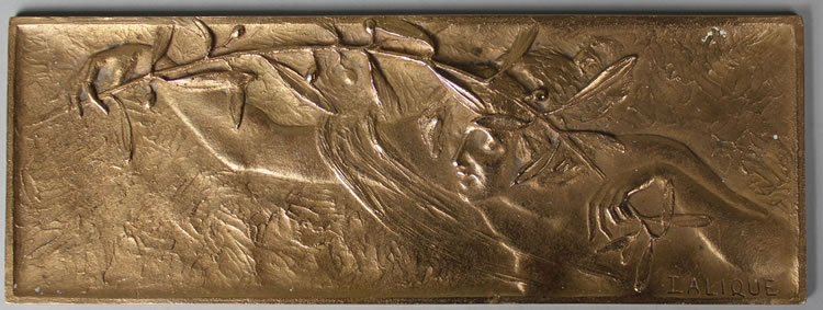Rene Lalique Femme Sorciere Dans Des Branchages Matrice