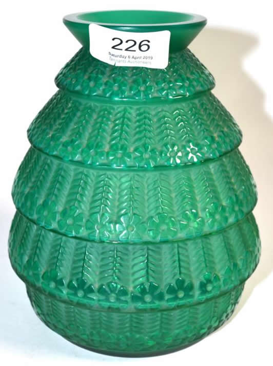 R. Lalique Ferrieres Vase