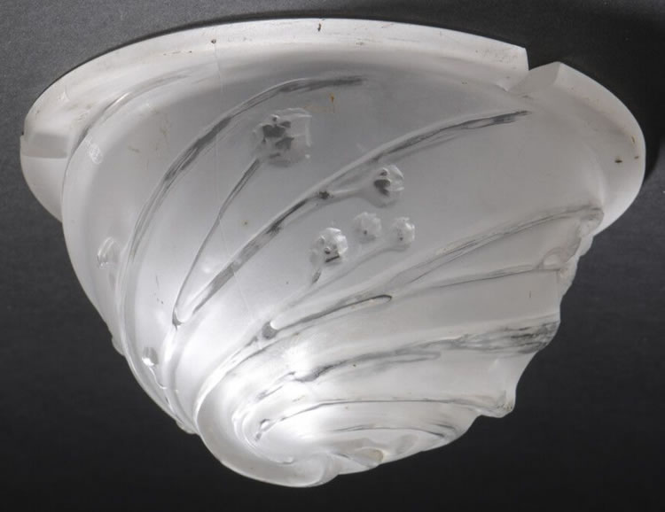 Rene Lalique Feuilles Chandelier
