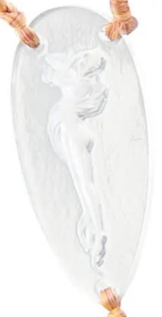 R. Lalique Figurine Echarpe De Face Pendant