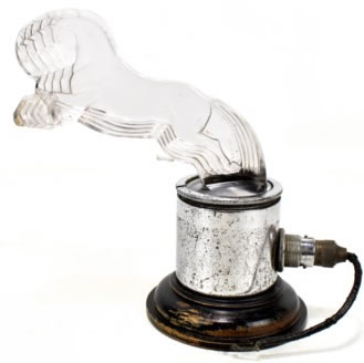 R. Lalique Five Horses Car Mascot