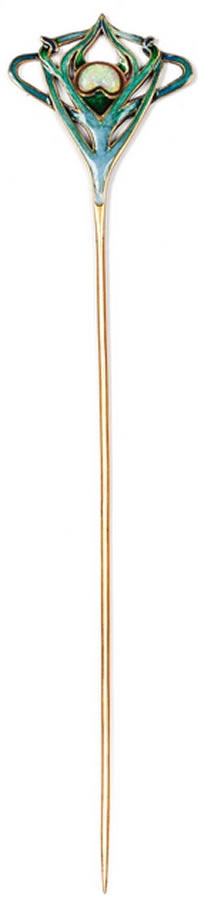 Rene Lalique Fleur Stickpin
