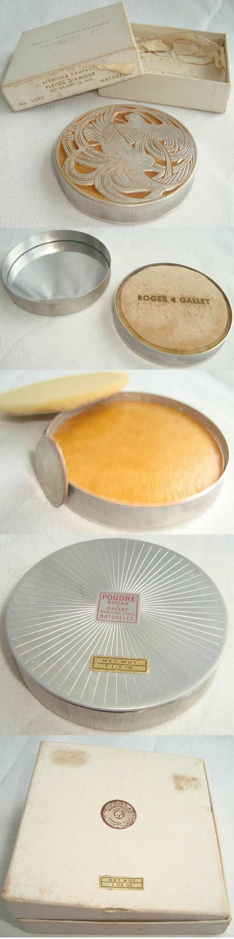 R. Lalique Fleurs D'Amour Powder Box