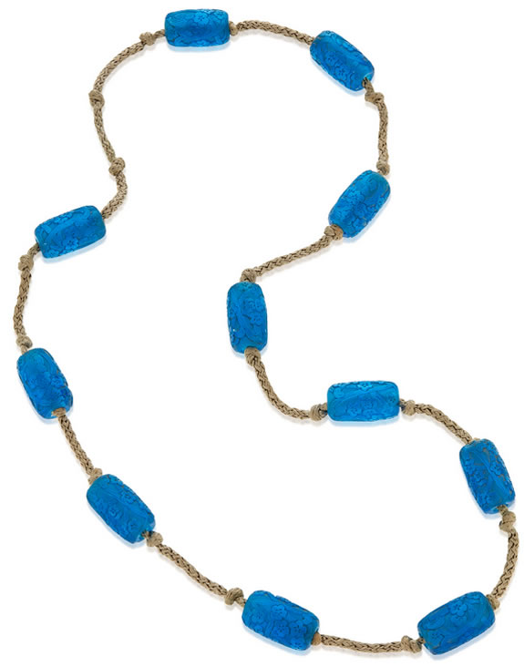 R. Lalique Fleurs et Rinceaux Necklace
