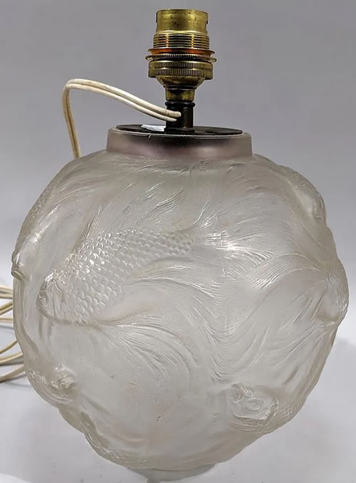 Rene Lalique Formose Vase Lamp