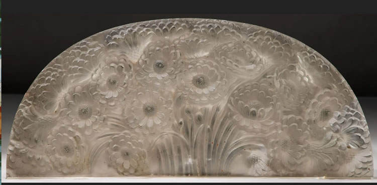 R. Lalique Fronton Soucis Mirror