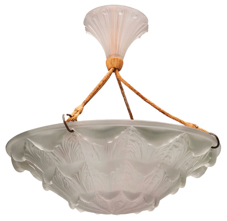 R. Lalique Gaillon Chandelier