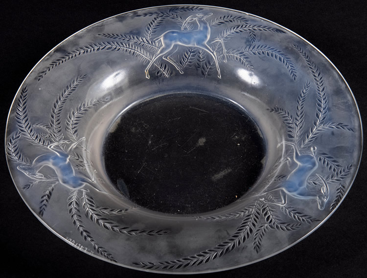 R. Lalique Gazelles Bowl