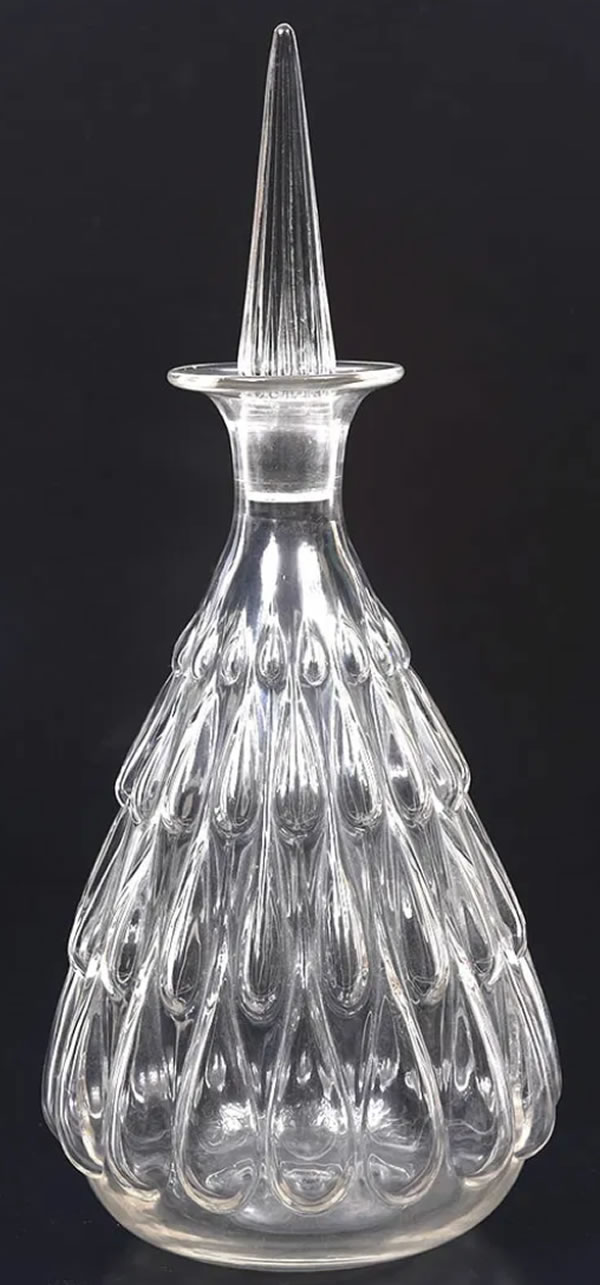R. Lalique Gouttes D'Eau Decanter