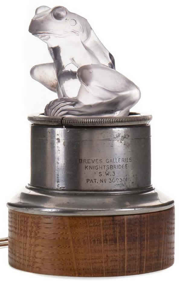 R. Lalique Grenouille Car Mascot